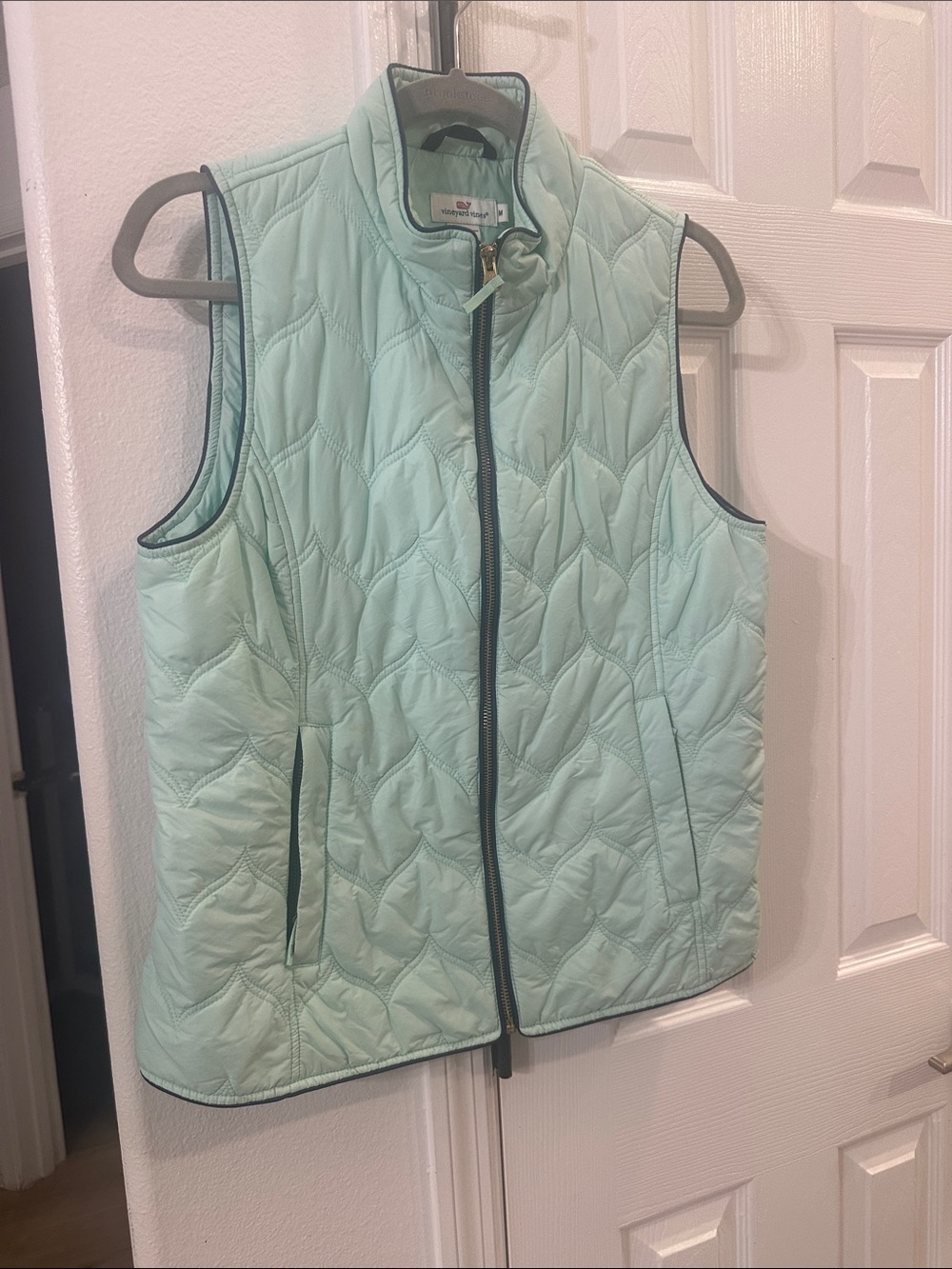 Vineyard Vines Mint Quilted Vest